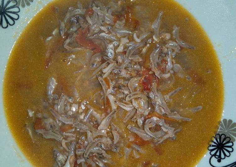 Recipe of Homemade Omena boiled