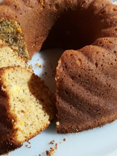 Una foto de Budín integral de naranja
