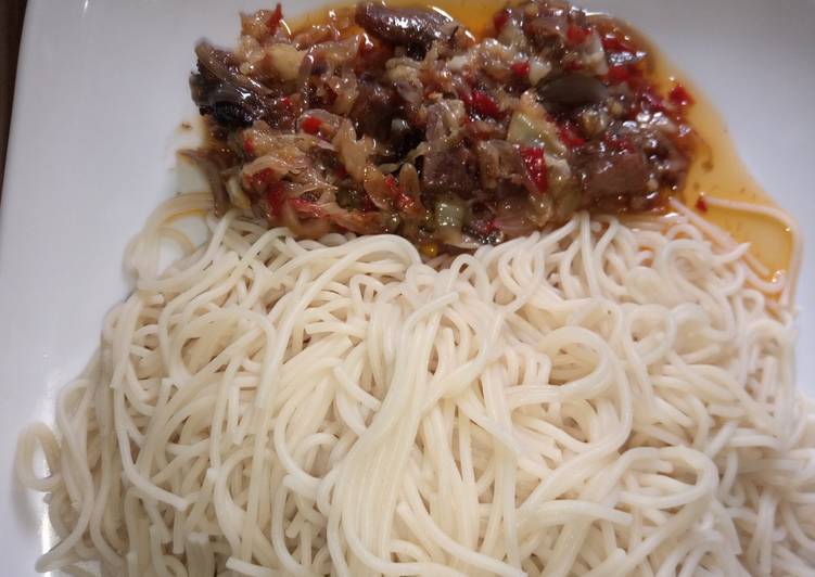 Recipe of Favorite Spaghetti with cabbage sauce