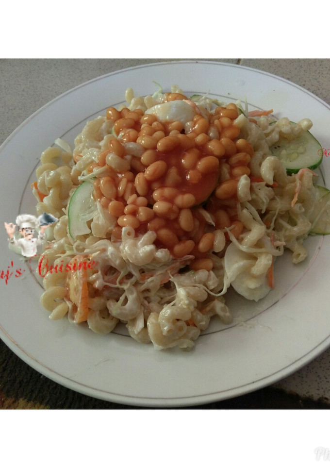 A picture of Macaroni salad.