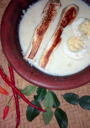 Foto resep Pecel Terong kuah fiber cream