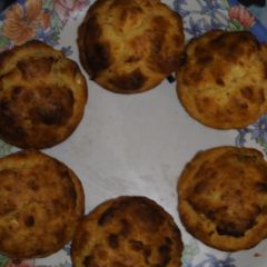 Savoury Cabbage-Carrot with Mozzarella cheese Muffins A picture of Savoury Cabbage-Carrot with Mozzarella cheese Muffins.