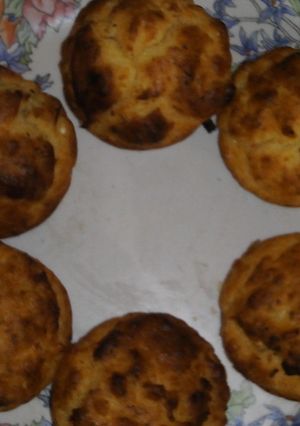 A picture of Savoury Cabbage-Carrot with Mozzarella cheese Muffins.