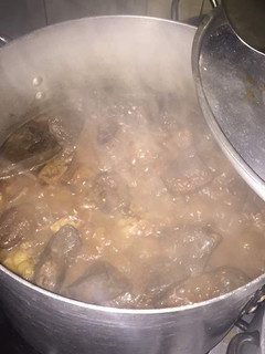 A picture of Goat Meat Pepper Soup.