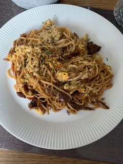 Une photo de Nouille sauté aux bœuf