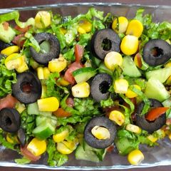 A picture of Continental diet salad.