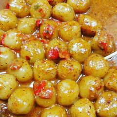 A picture of Baby potato curry.