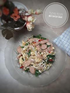 Foto resep Tumis sosis mix sayur enak
