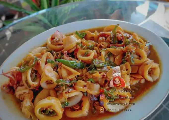 Tumis Cumi Cabe Hijau