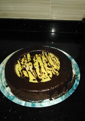 صورة لوصفة كيكة المول العجيب بالكريم باتسير