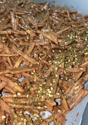 صورة لوصفة عيدان البطاطس المملح بالككاو والزعتر