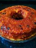 Budín de pan con pasas al ron