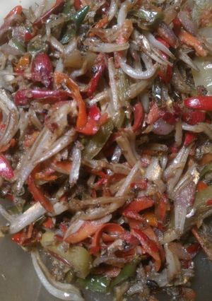 Foto resep Oseng Teri Kulit Melinjo