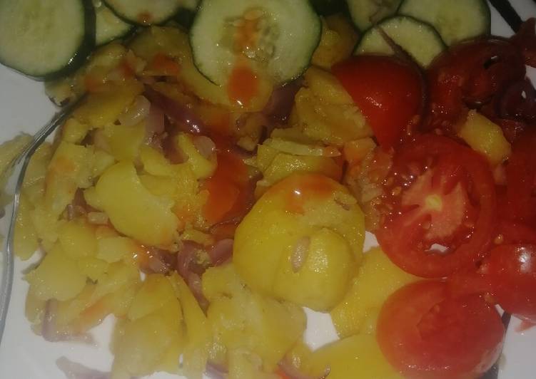 Easiest Way to Make Favorite Sauteed potatoes with onions