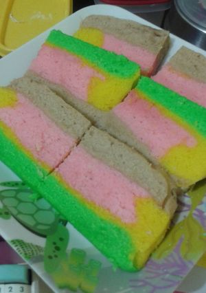 Foto resep Rainbow kukus