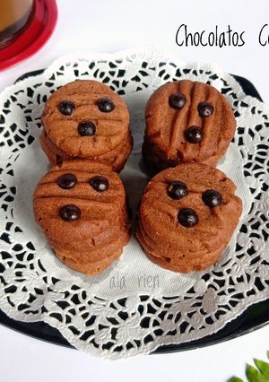 Foto resep Chocolatos Cookies (4 Bahan & No oven)