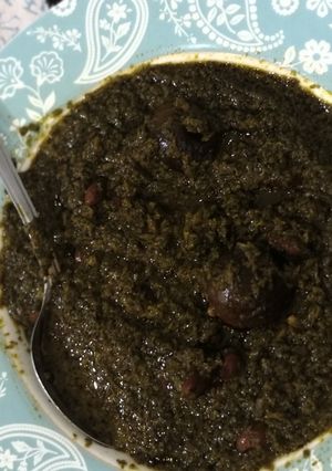 عکسی از دستور قورمه سبزی