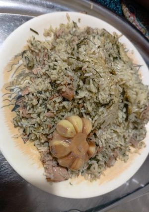 عکسی از دستور پلو تن 😍