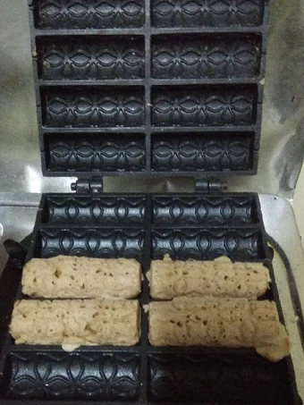 Cara Sederhana Menyiapkan Resep  Waffle stick coklat yang Lezat Sekali, Lezat