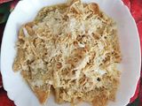 Chilaquiles verdes con pollo 🤤✨
