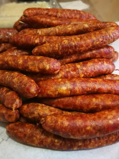 Una foto de Chorizos caseros a mi manera
