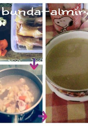 Foto resep Kaldu ayam sehat homemade