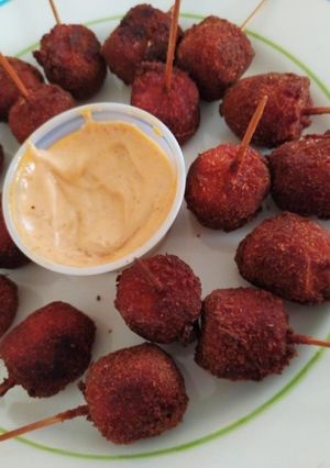 Una foto de Salchichas empanadas con un toque de especias