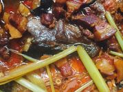 A picture of cá basa kho riềng