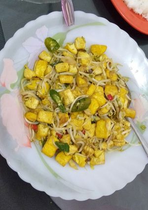 Foto resep Oseng toge tahu