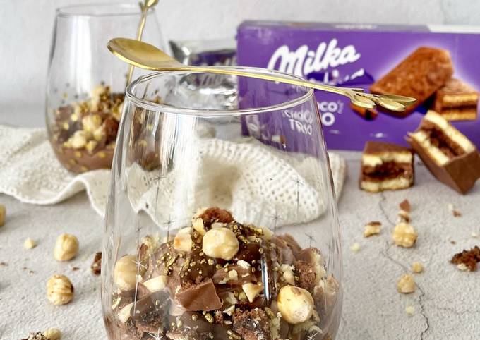 Vasitos Milka Choco Trío Con Avellanas Receta De Jónatan La Cocina De Jota Cookpad 8850