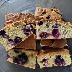 A picture of Blueberry Bread.