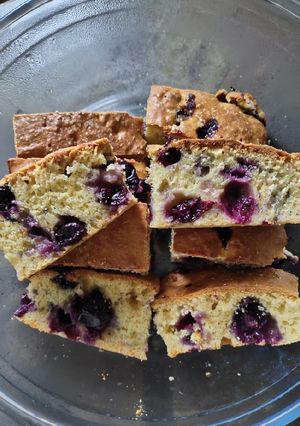 A picture of Blueberry Bread.