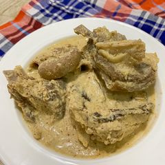 Egusi peppersoup (delta way) A picture of Egusi peppersoup (delta way).
