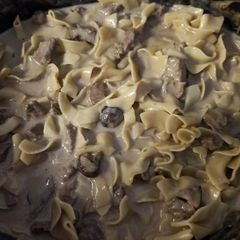 A picture of Beef stroganoff, crockpot.