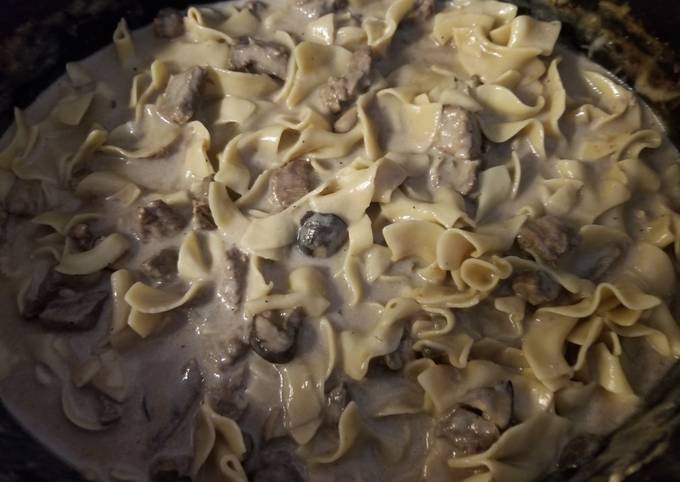 Recipe of Speedy Beef stroganoff, crockpot