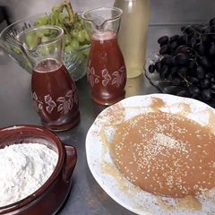 A picture of Grape Must Pudding (Moustalevria).