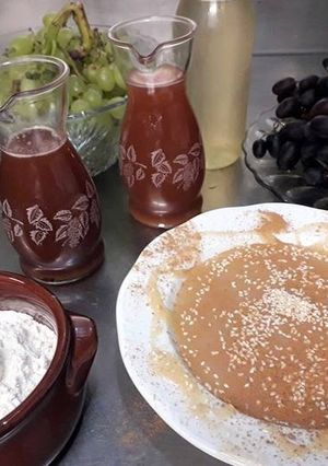 A picture of Grape Must Pudding (Moustalevria).