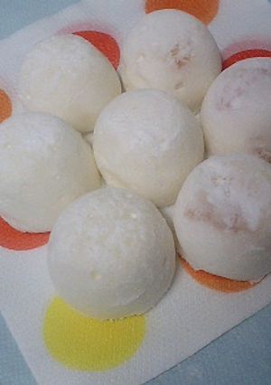 A picture of Yukimi Daifuku!? Easy Fluffy Marshmallows.