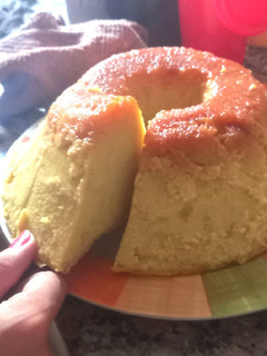 Una foto de Budín de pan con caramelo