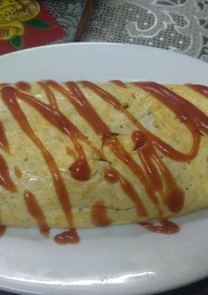 Hình của món Cơm Trứng cuộn.