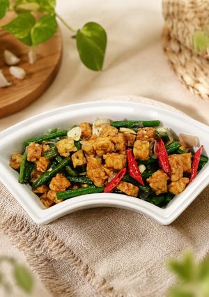 Foto resep Tumis Tempe Kacang Panjang