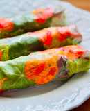 Gỏi Cuốn Thịt Xá Xíu & Hoa Sen Cạn