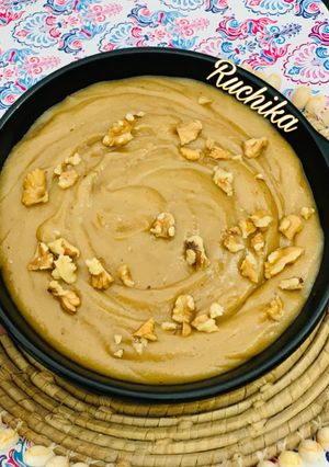 A picture of Walnut Amaranth Halwa.