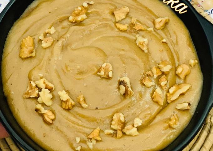 Recipe of Eric Ripert Walnut Amaranth Halwa