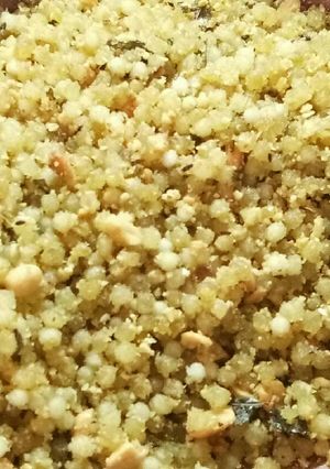 A picture of Sabudana khichdi.