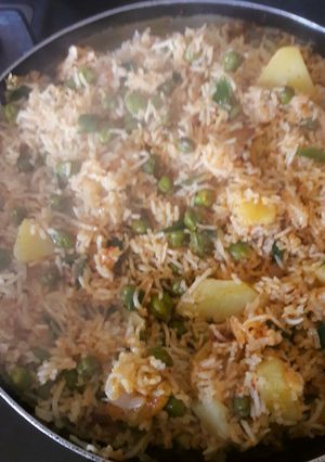 A picture of Green Gram Rice.