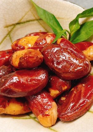 Hình của món Hạt mít kho tiêu rau răm.