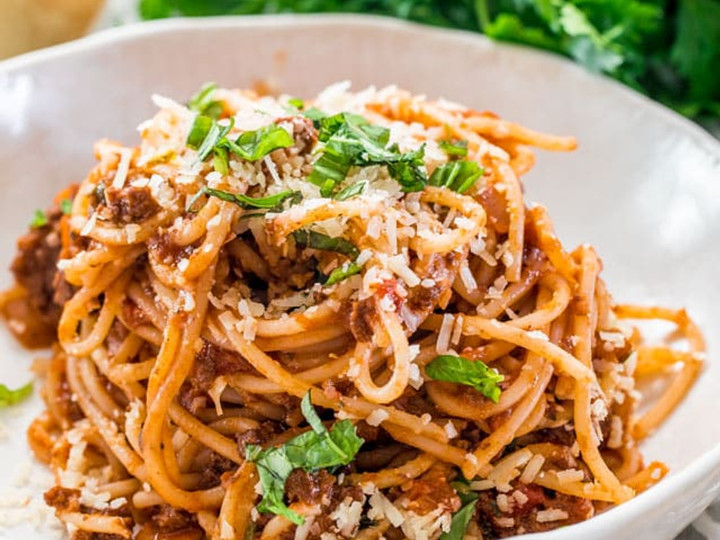 Wajib coba! Resep  memasak Spagheti Saus Bolognese yang istimewa