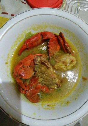 Foto resep Kepiting Kuah Kuning Labu siam (untuk balita)