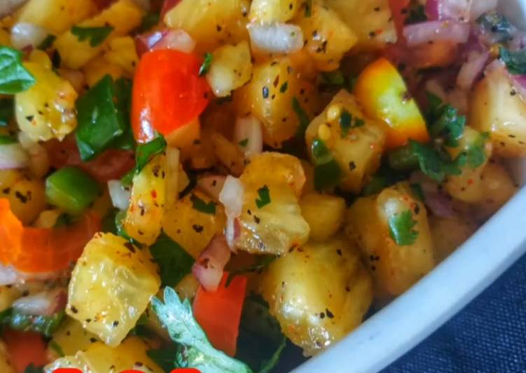 Recipe of Quick Juicy, Tangy Pineapple Salad